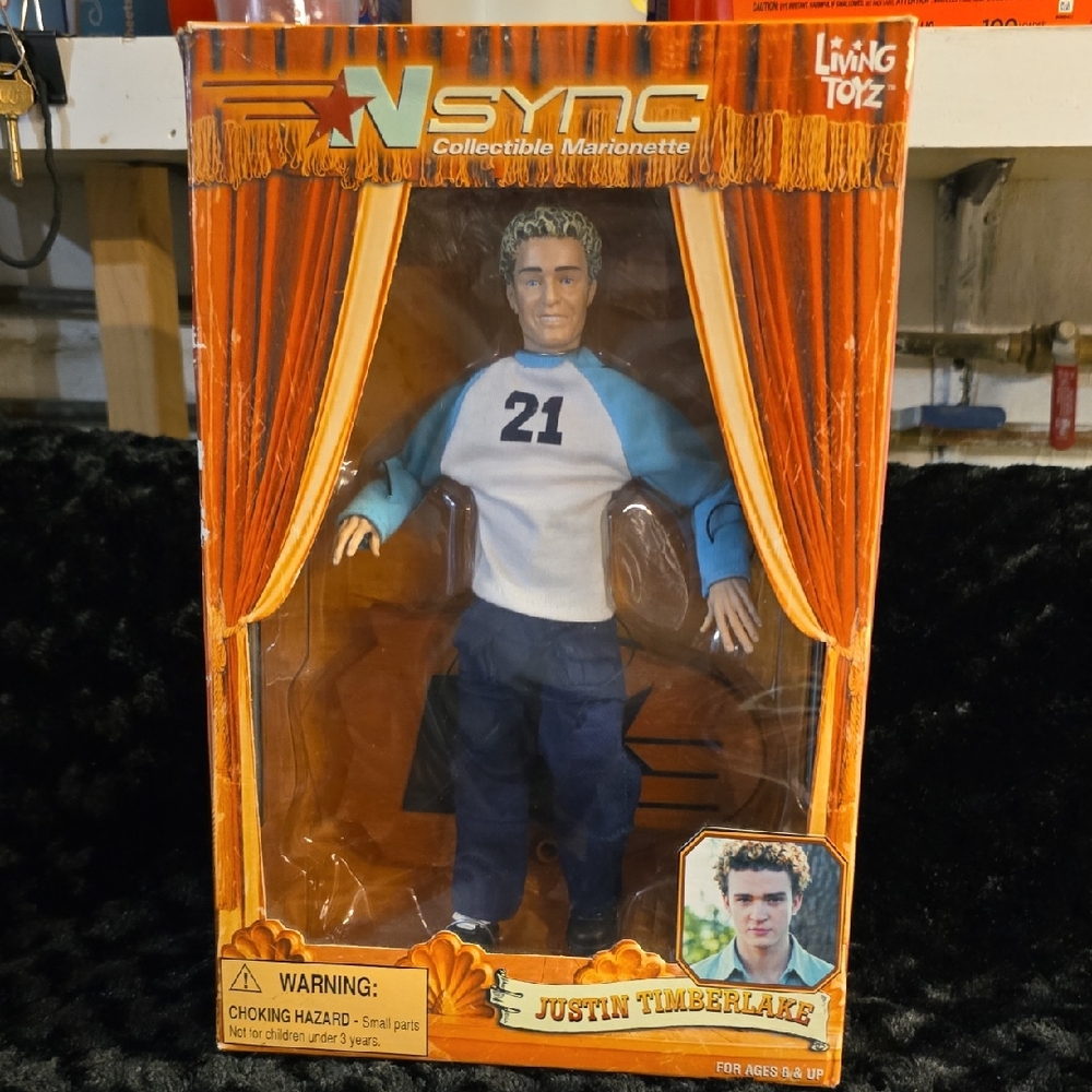 NSYNC Collectible Marionette with Blue and White Outfit